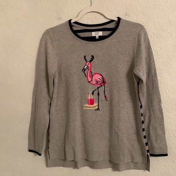 Crow&Ivy Cotton Embroidered Sweater Size S - Picture 1 of 9